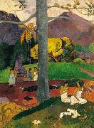 Paul Gauguin Mata Mua oil
